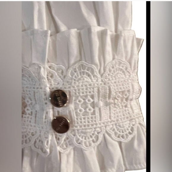 Ted baker London Galatia Ruffle sleeve shirt blouse- 6 size - Picture 2 of 3